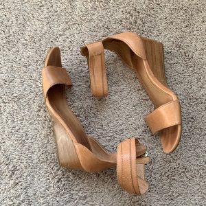 UGG Tan Wedge Sandal